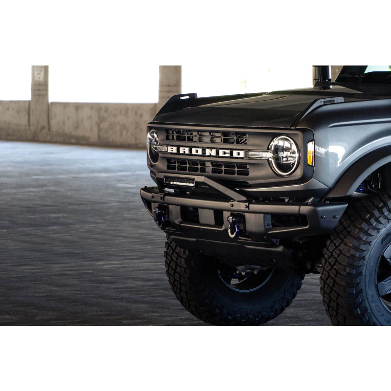 DV8 Offroad 2021-2025 Ford Bronco Factory Modular Front Bumper Bull Bar Model LBBR-04 - Image 13