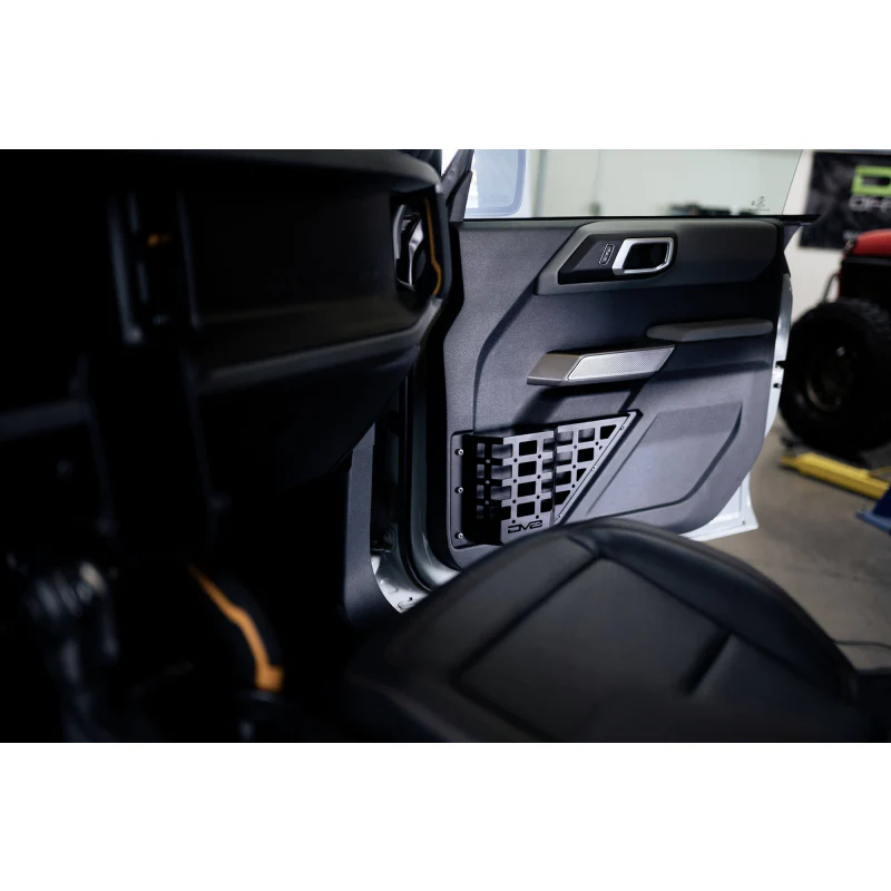 DV8 Offroad 2021-2025 Ford Bronco Front Door Pocket Molle Panels Model MPBR-05 - Image 8