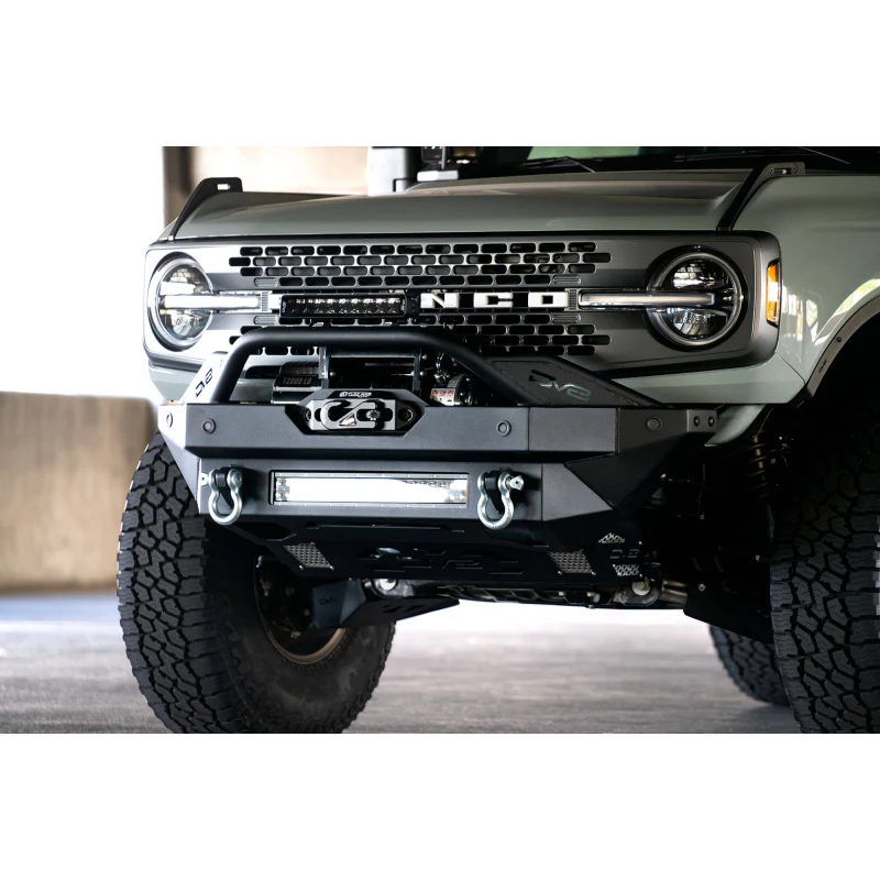 DV8 Offroad 2021-2025 Ford Bronco Fs-15 Series Winch Front Bumper Model FBBR-02 - Image 10