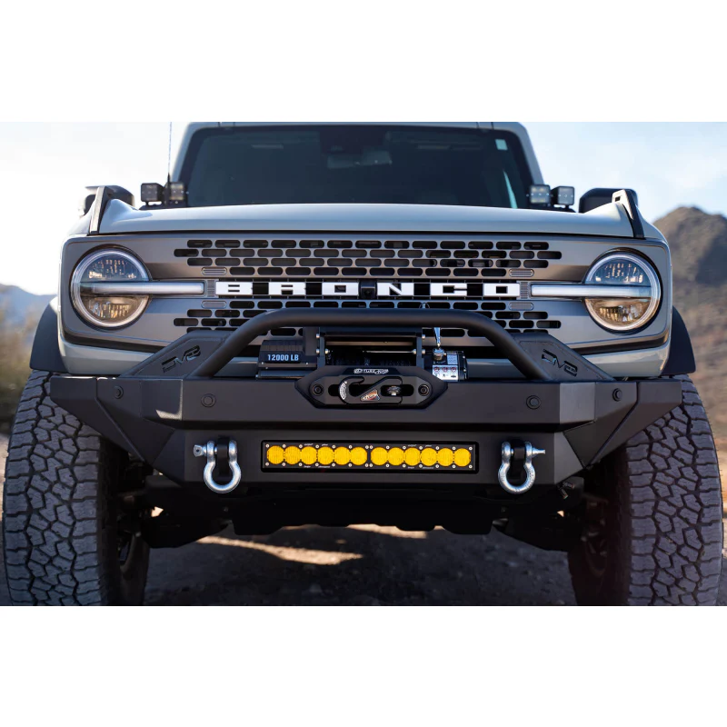 DV8 Offroad 2021-2025 Ford Bronco Fs-15 Series Winch Front Bumper Model FBBR-02 - Image 15