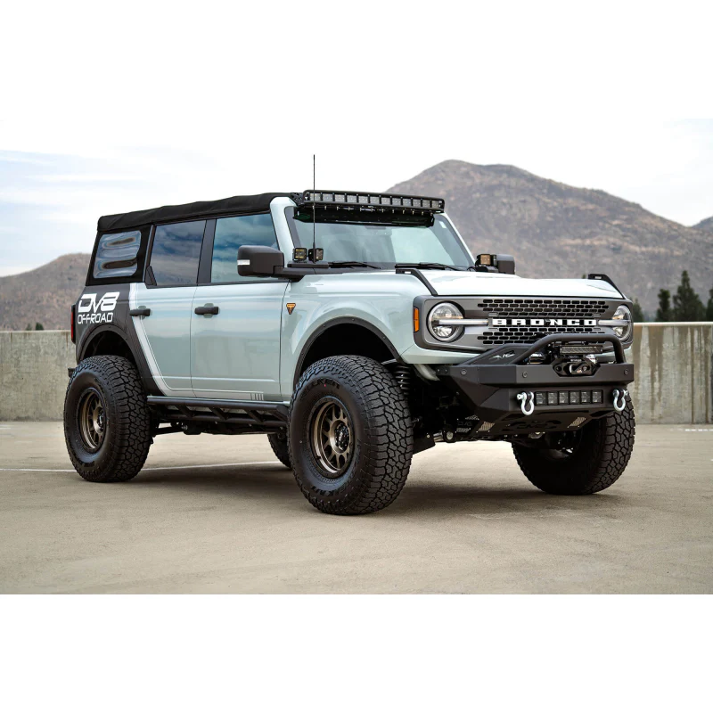 DV8 Offroad 2021-2025 Ford Bronco Fs-15 Series Winch Front Bumper Model FBBR-02 - Image 8