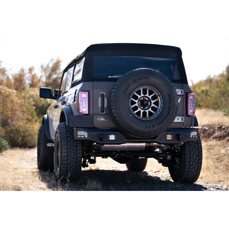 DV8 Offroad 2021-2025 Ford Bronco Mto Series Rear Bumper Model RBBR-01 - Image 12