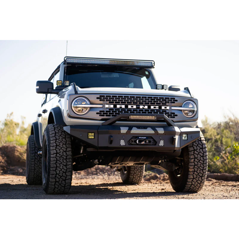 DV8 Offroad 2021-2025 Ford Bronco Mto Series Winch Front Bumper Model FBBR-01 - Image 11