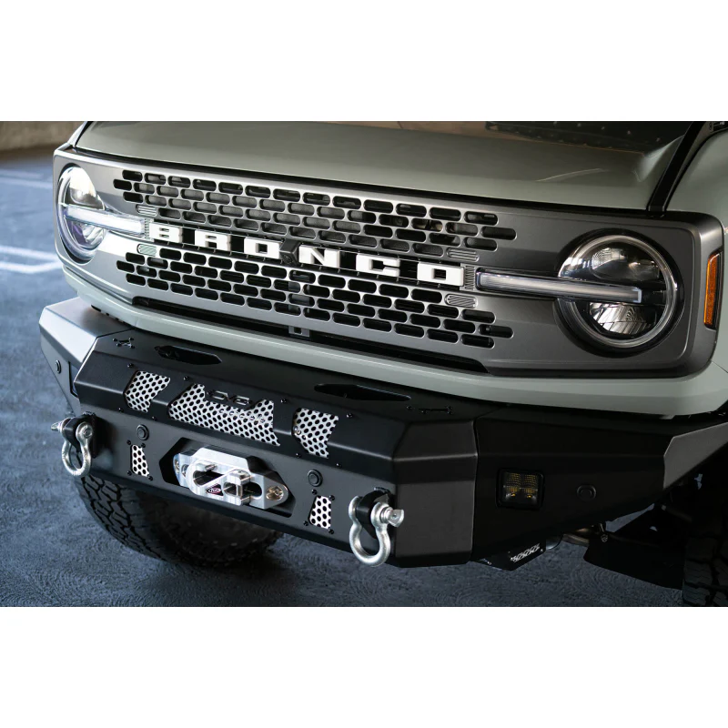 DV8 Offroad 2021-2025 Ford Bronco Mto Series Winch Front Bumper Model FBBR-01 - Image 3