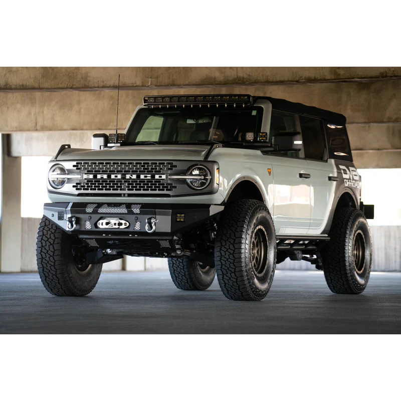 DV8 Offroad 2021-2025 Ford Bronco Mto Series Winch Front Bumper Model FBBR-01 - Image 5