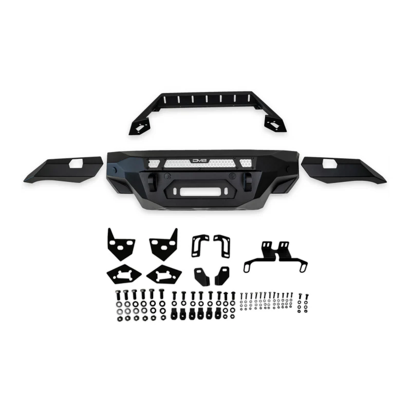 DV8 Offroad 2021-2025 Ford Bronco Mto V2 Front Bumper Model FBBR-07 - Image 6
