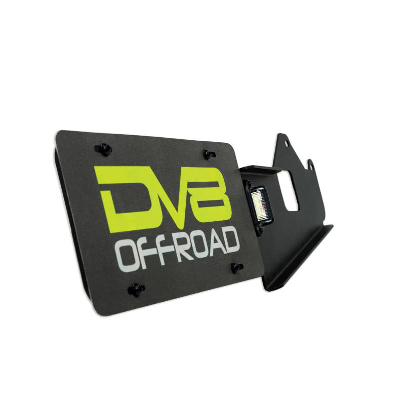 DV8 Offroad 2021-2025 Ford Bronco Rear License Plate Relocation Bracket Model LPBR-03 - Image 3