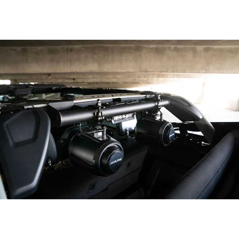 DV8 Offroad 2021-2025 Ford Bronco Rear Speaker, Light Mount Bar Model BRSB-01 - Image 17