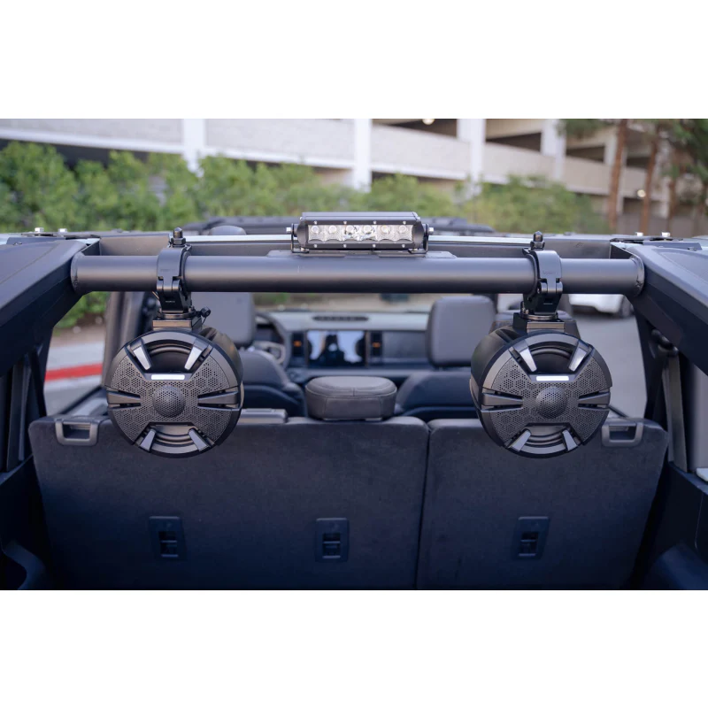 DV8 Offroad 2021-2025 Ford Bronco Rear Speaker, Light Mount Bar Model BRSB-01 - Image 6