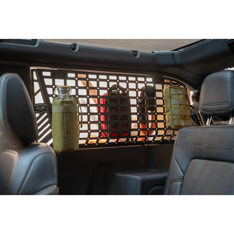 DV8 Offroad 2021-2025 Ford Bronco Rear Window Molle Panels Model MPBR-12 - Image 10