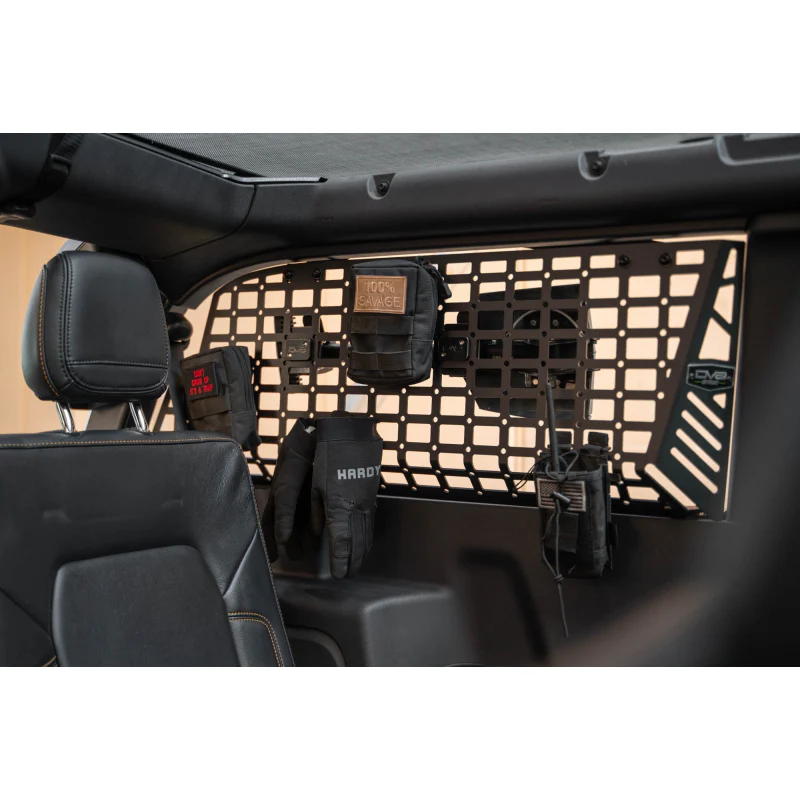 DV8 Offroad 2021-2025 Ford Bronco Rear Window Molle Panels Model MPBR-12 - Image 11