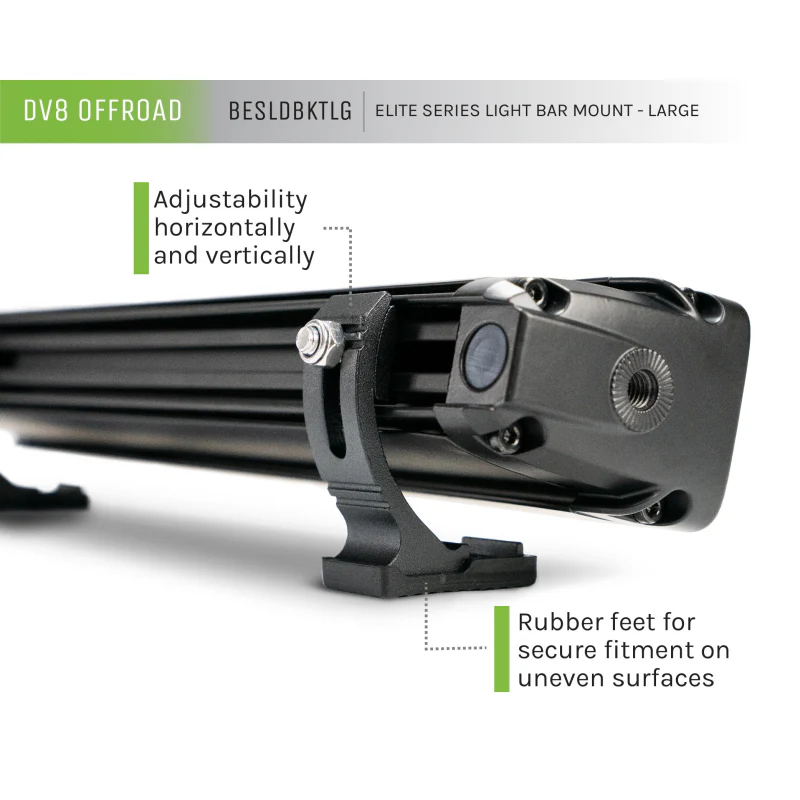 DV8 Offroad Elite Series Light Bar Mount - Large Model BESLDBKTLG - Image 2