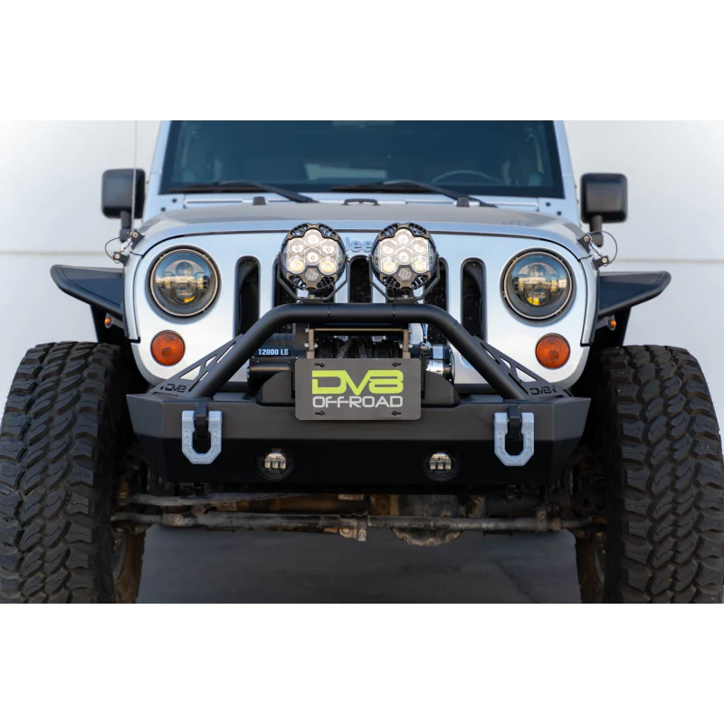 DV8 Offroad Fairlead Mounted Flip-Up License Plate Bracket Model LPBM-02 - Image 5