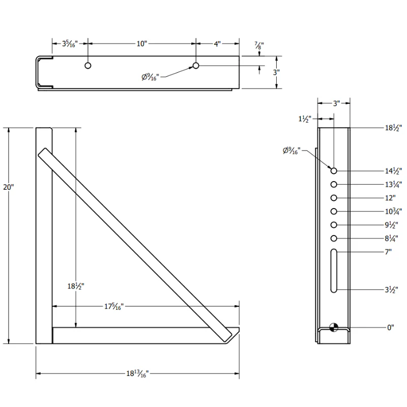 Dyco Underbody Toolbox Mounting Bracket Set - Image 2