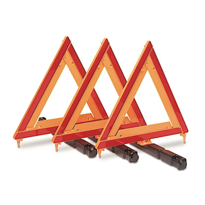 Custer Products Emergency Warning Triangle Kit (3 Triangles) - CUPEMT3-KIT-1