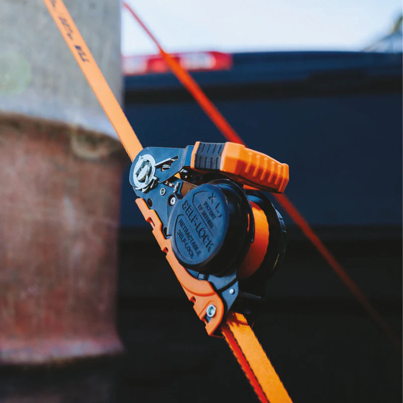 Erickson Manufacturing 2 Pack 1 In X 16Ft 1500Lb Light Duty Self Locking Retractable Ratchet Strap Model 92002 - Image 5