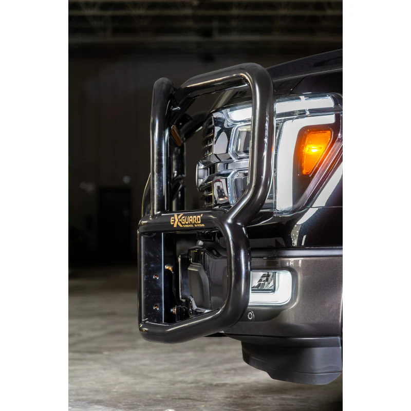 Ex-Guard Kit Extreme-Duty Full-Height Coverage Black Grille Guard Kit w/ Mounting Bracket and Tow Hooks Model FX-50BG3-FD2517-MB-17FX-FD25-TH - Image 3