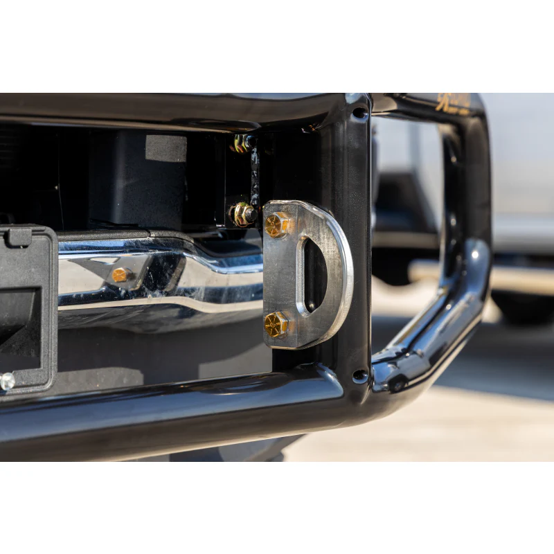 Ex-Guard Kit Extreme-Duty Full-Height Coverage Black Grille Guard Kit w/ Mounting Bracket and Tow Hooks Model FX-50BG3-FD2517-MB-17FX-FD25-TH - Image 4