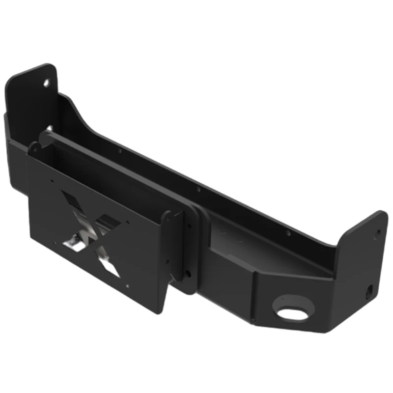 Ex-Guard Kit Extreme-Duty Full-Height Coverage Black Grille Guard Kit w/ Mounting Bracket and Winch Box with Recovery Point Model FX-50BG3-GM2320-MB-20FX-GM23-WB - Image 5