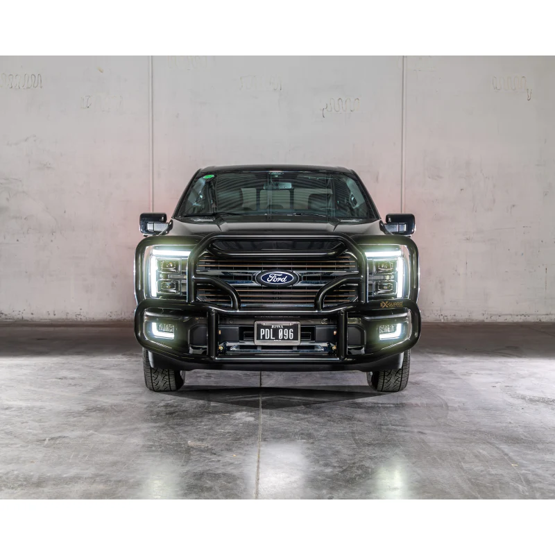 Ex-Guard Kit Extreme-Duty Full-Height Coverage Black Grille Guard Kit w/ Mounting Bracket Model HX-50BG3-FD1521-MB-21HX-FD15 - Image 4