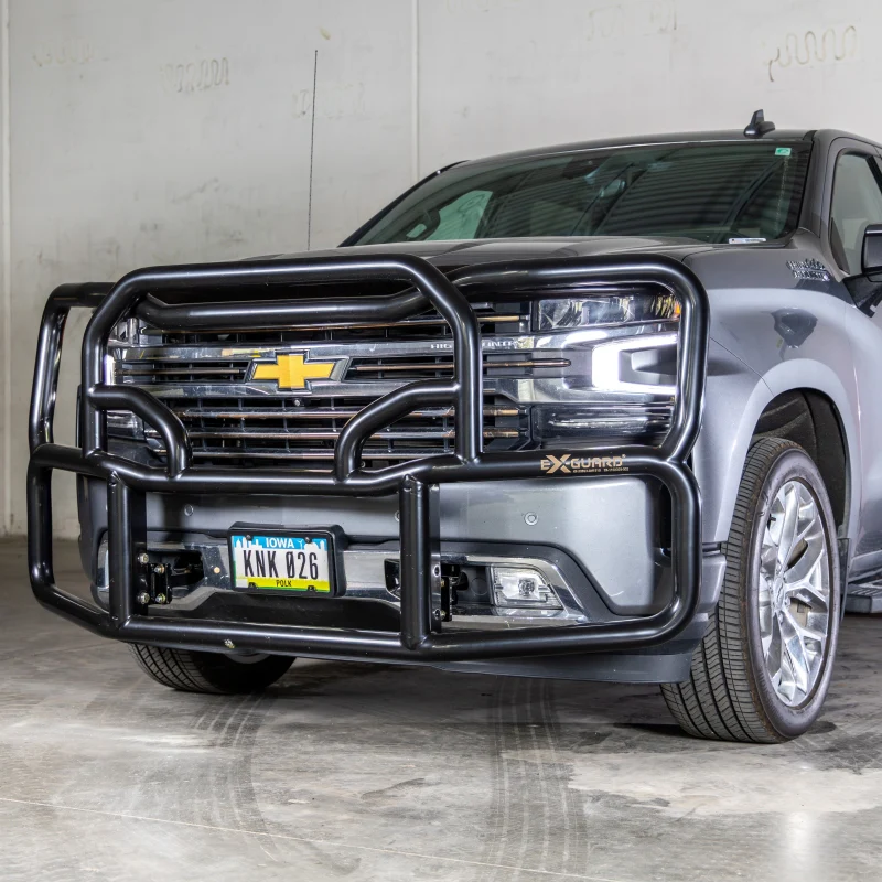 Ex-Guard Kit Extreme-Duty Full-Height Coverage Black Grille Guard Kit w/ Mounting Bracket Model HX-50BG3-GM1519-MB-19HX-GM15 - Image 7