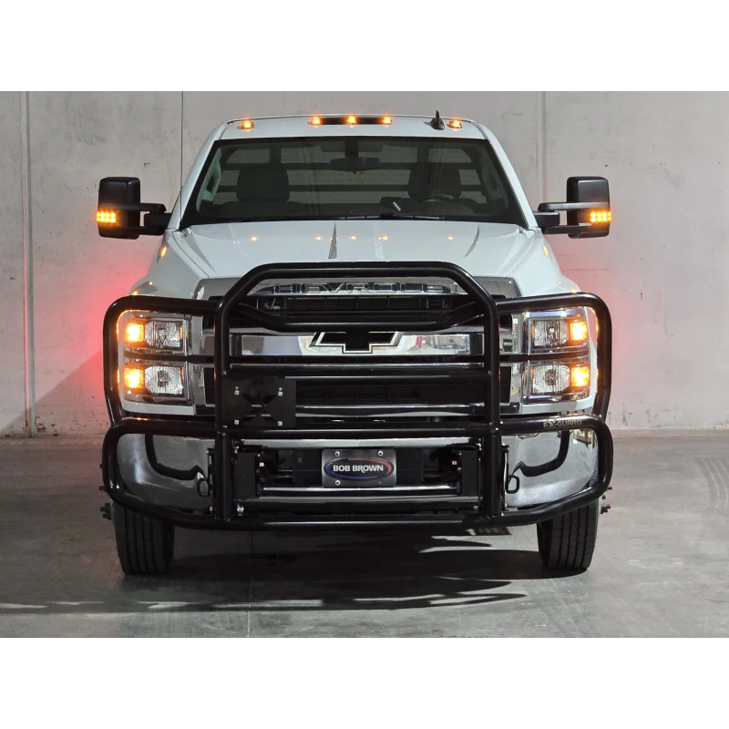 Ex-Guard Kit Extreme-Duty Full-Height Coverage Black Grille Guard Kit w/ Mounting Bracket Model XG-150BG3-GM4619-MB-19XG-GM46 - Image 4