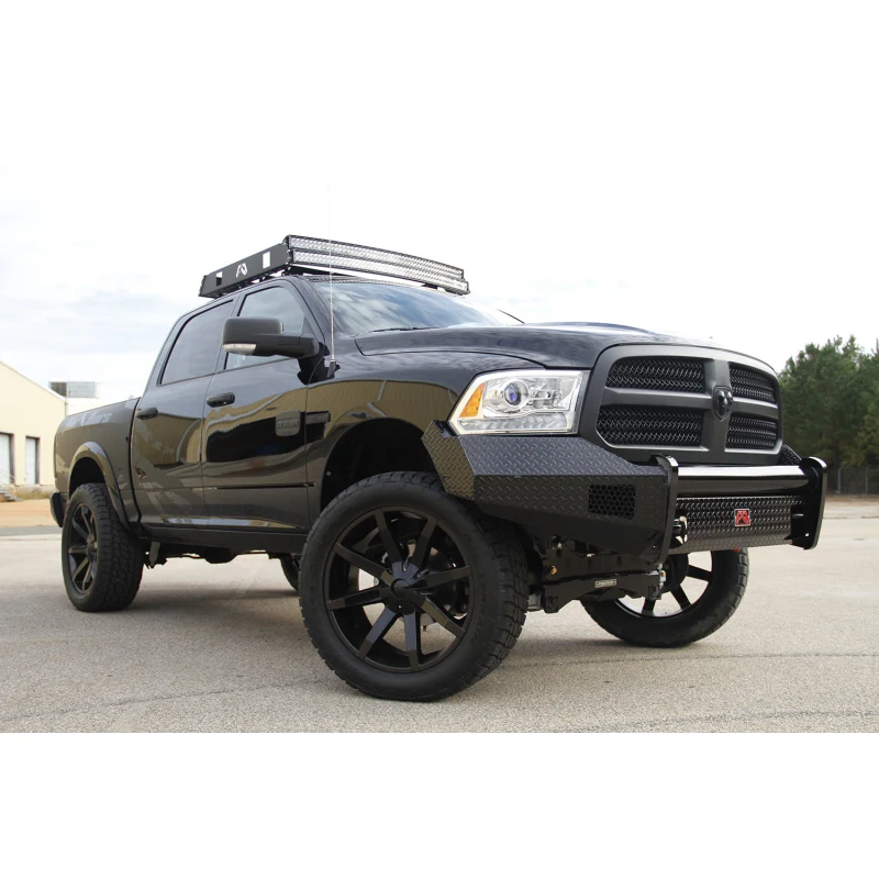 Fab Fours Black Steel Front Bumper Model DR13-K2961-1 - Image 3