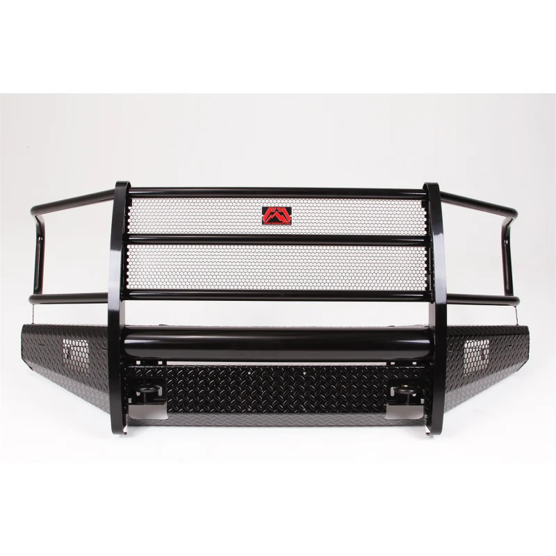 Fab Fours Black Steel Front Bumper w/ Grille Guard Model FF15-K3250-1 - Image 2
