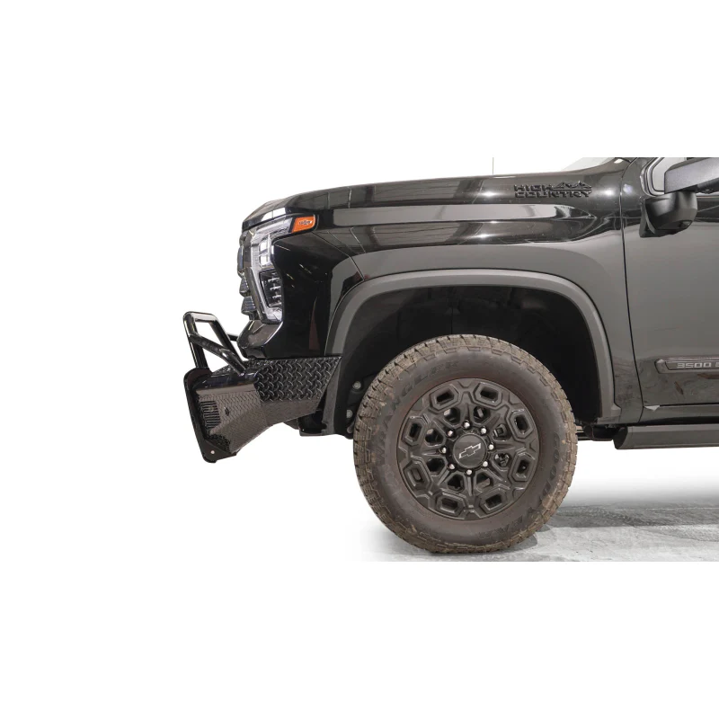 Fab Fours Black Steel Front Bumper; w/Pre-Runner Guard And Tow Hooks Model CH24-S6162-1 - Image 4