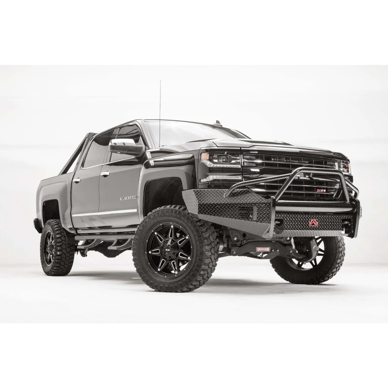 Fab Fours Black Steel Front Bumper w/ Pre Runner Guard Model CS16-K3862-1 - Image 3