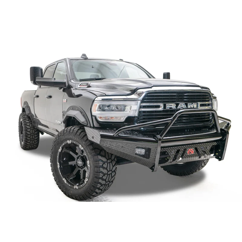 Fab Fours Black Steel Front Bumper w/ Pre Runner Guard Model DR19-S4462-1 - Image 3