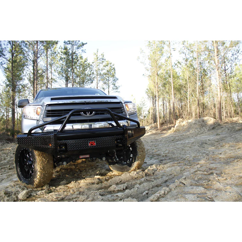 Fab Fours Black Steel Front Bumper w/ Pre Runner Guard Model TT14-K2862-1 - Image 4