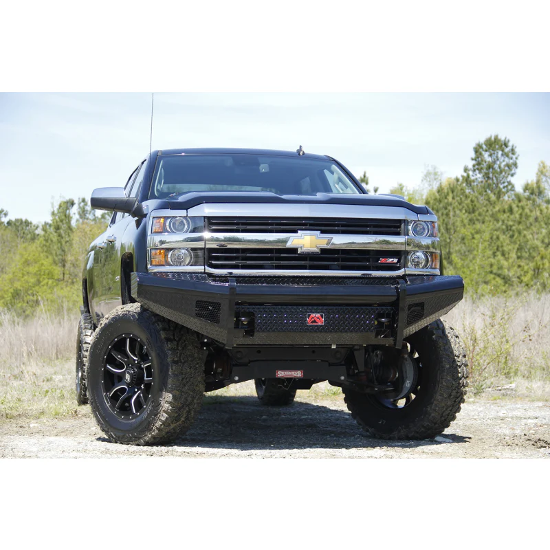 Fab Fours Black Steel Front Ranch Bumper Model CH11-S2761-1 - Image 4