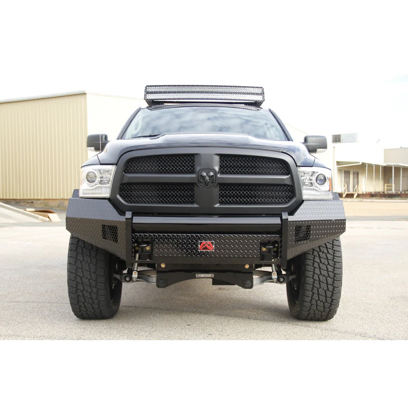 Fab Fours Black Steel Front Ranch Bumper Model DR09-K2461-1 - Image 2