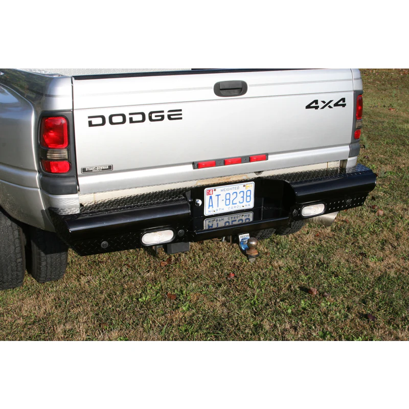 Fab Fours Black Steel Ranch Rear Bumper Model DR94-T1650-1 - Image 3