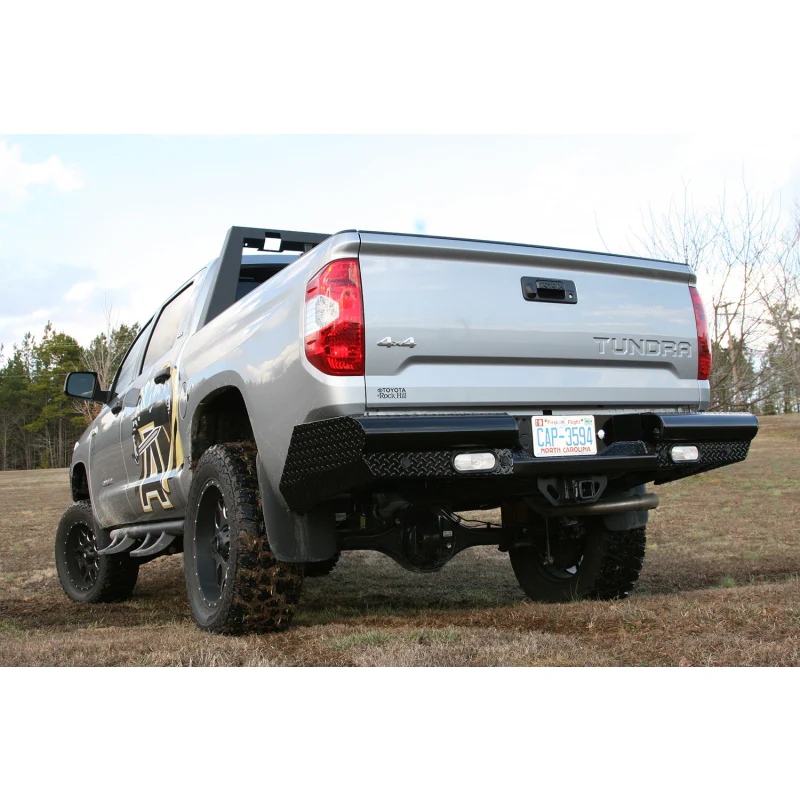 Fab Fours Black Steel Ranch Rear Bumper Model TT07-T1550-1 - Image 3
