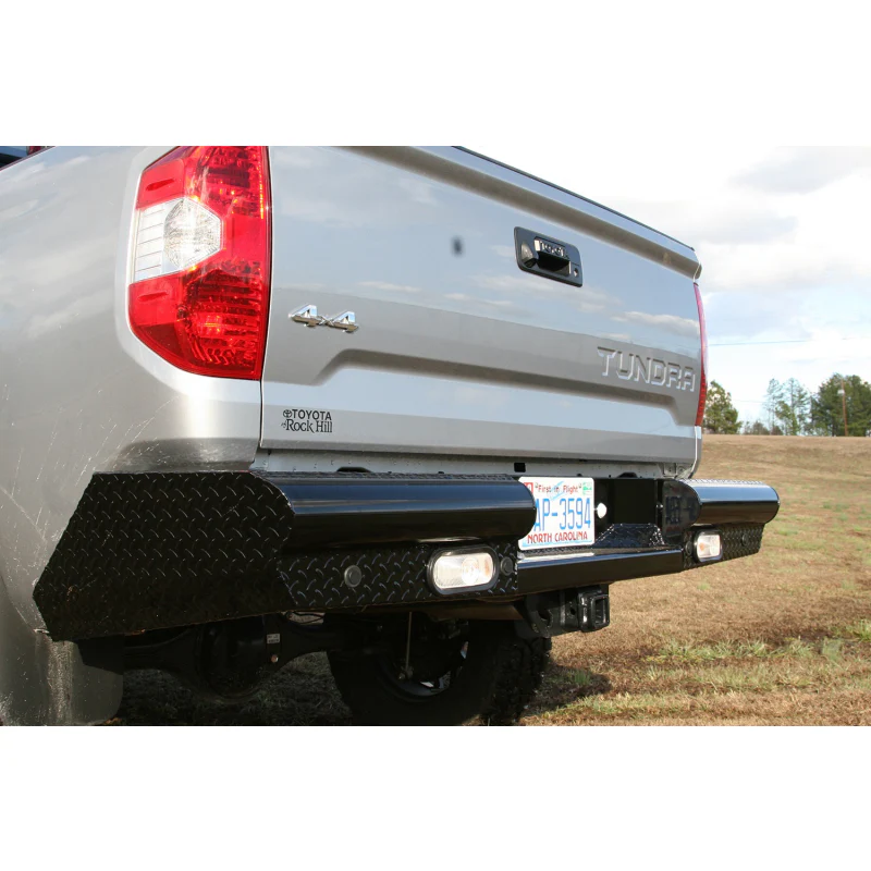 Fab Fours Black Steel Ranch Rear Bumper Model TT14-T2850-1 - Image 4