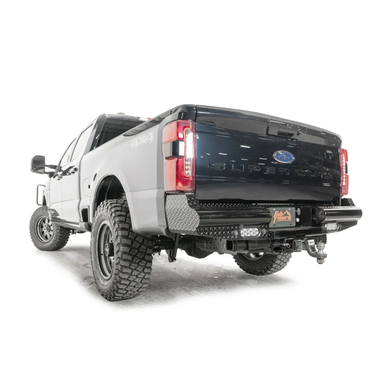 Fab Fours Black Steel Rear Bumper Model FS23-T5950-1 - Image 3