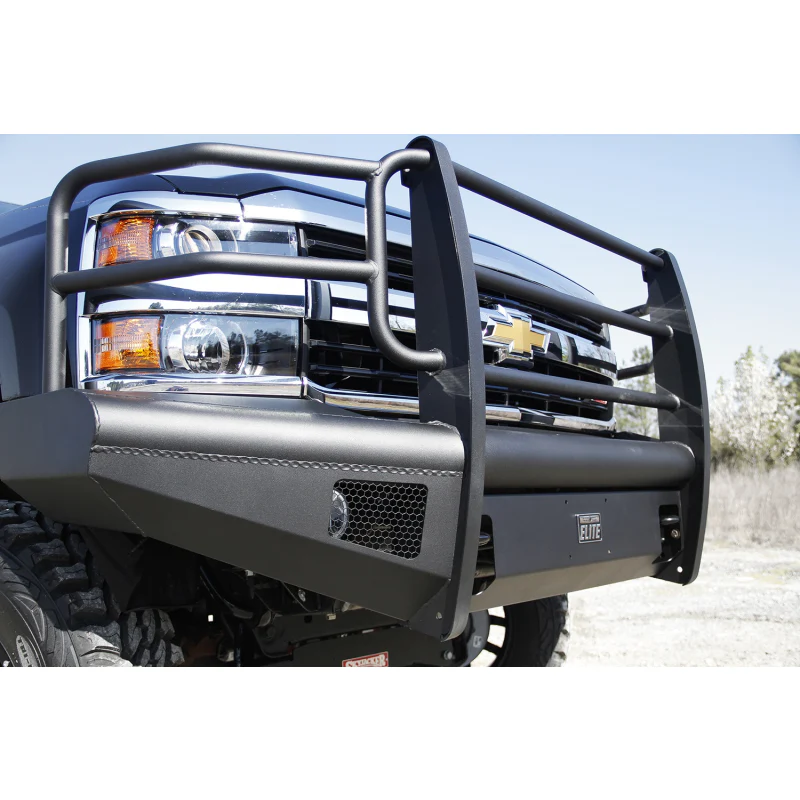 Fab Fours Elite Front Ranch Bumper w/ Grille Guard Model CH14-Q3060-1 - Image 2
