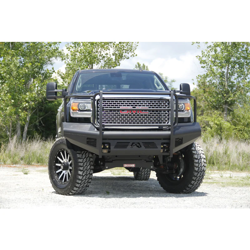 Fab Fours Elite Front Ranch Bumper w/ Grille Guard Model GM14-Q3160-1 - Image 2
