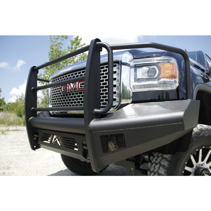 Fab Fours Elite Front Ranch Bumper w/ Grille Guard Model GM14-Q3160-1 - Image 4