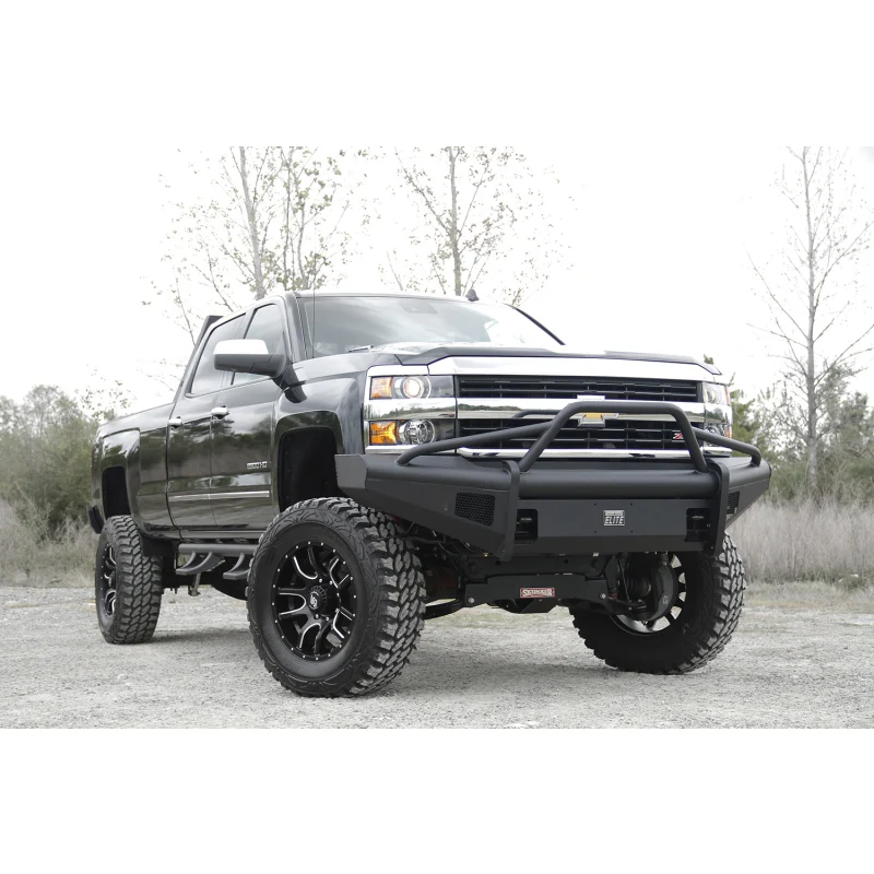 Fab Fours Elite Front Ranch Bumper w/ Pre Runner Guard Model CH14-Q3062-1 - Image 3