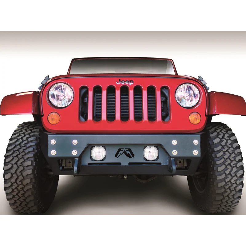 Fab Fours FMJ Stubby Winch Front Bumper Model JK07-B1855-1 - Image 2