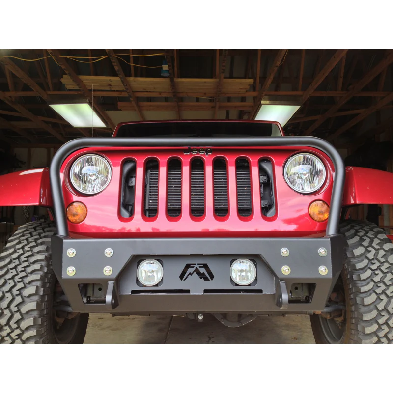 Fab Fours FMJ Stubby Winch Front Bumper Model JK07-B1856-1 - Image 2