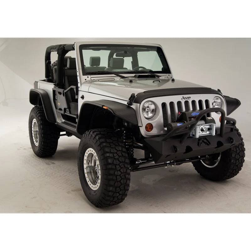 Fab Fours Hardcore Stubby Winch Front Bumper Model JK07-B1854-1 - Image 6
