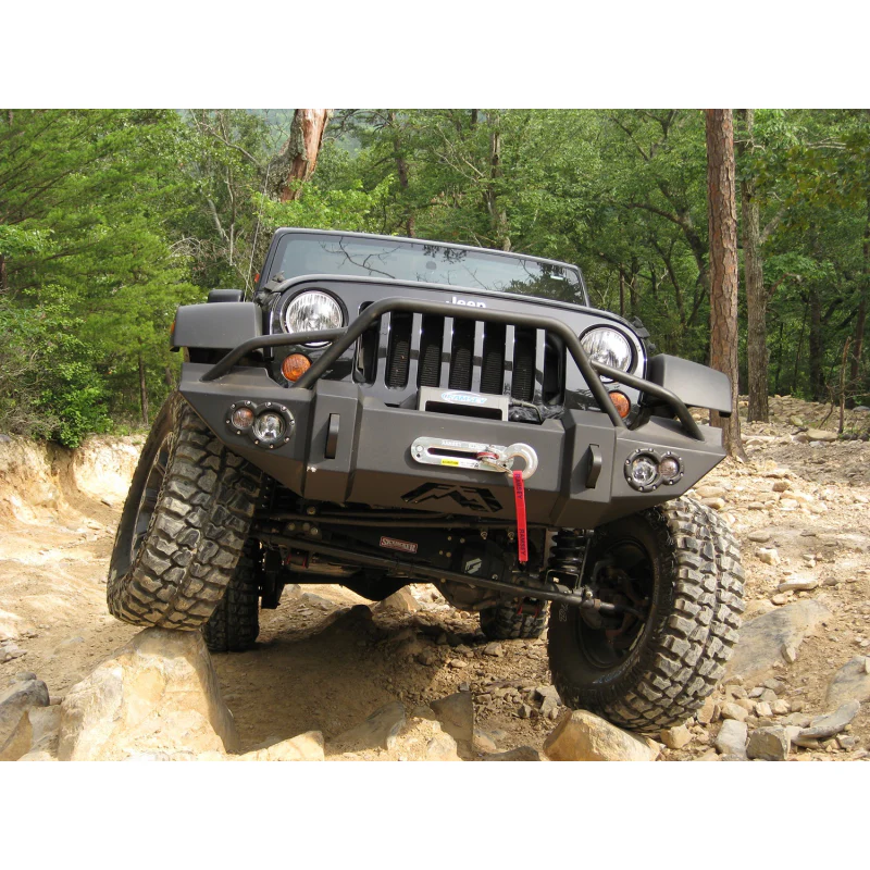 Fab Fours Lifestyle Winch Front Bumper w/ Pre Runner Guard Model JK07-B1850-1 - Image 6