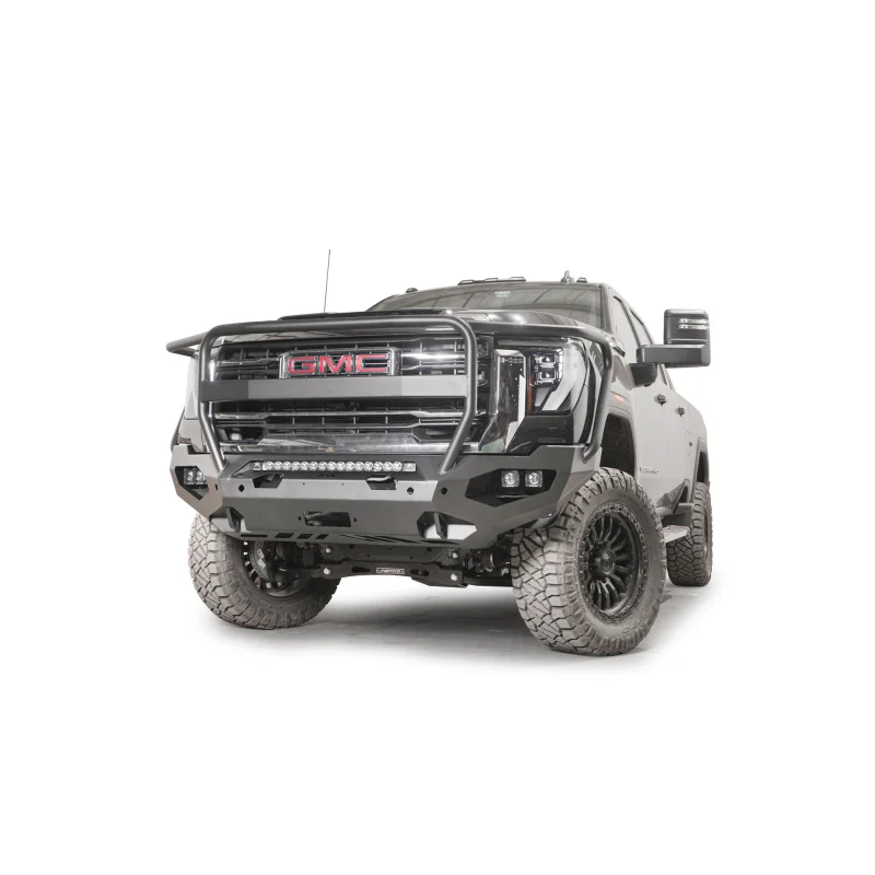 Fab Fours Matrix Front Bumper w/ Full Guard 2 Stage Black Powder Coat Model GM24-X6250-1