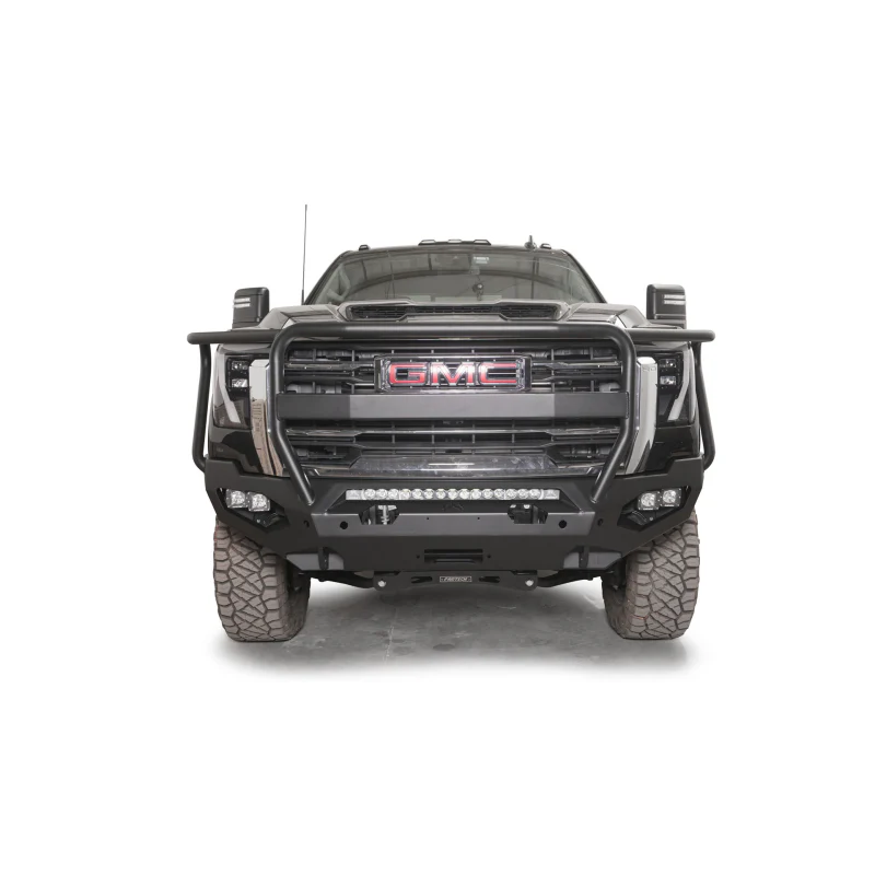 Fab Fours Matrix Front Bumper w/ Full Guard 2 Stage Black Powder Coat Model GM24-X6250-1 - Image 2