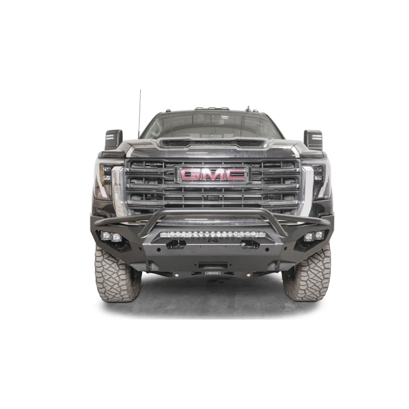 Fab Fours Matrix Front Bumper w/ Pre-Runner Guard 2 Stage Black Powder Coat Model GM24-X6252-1 - Image 2