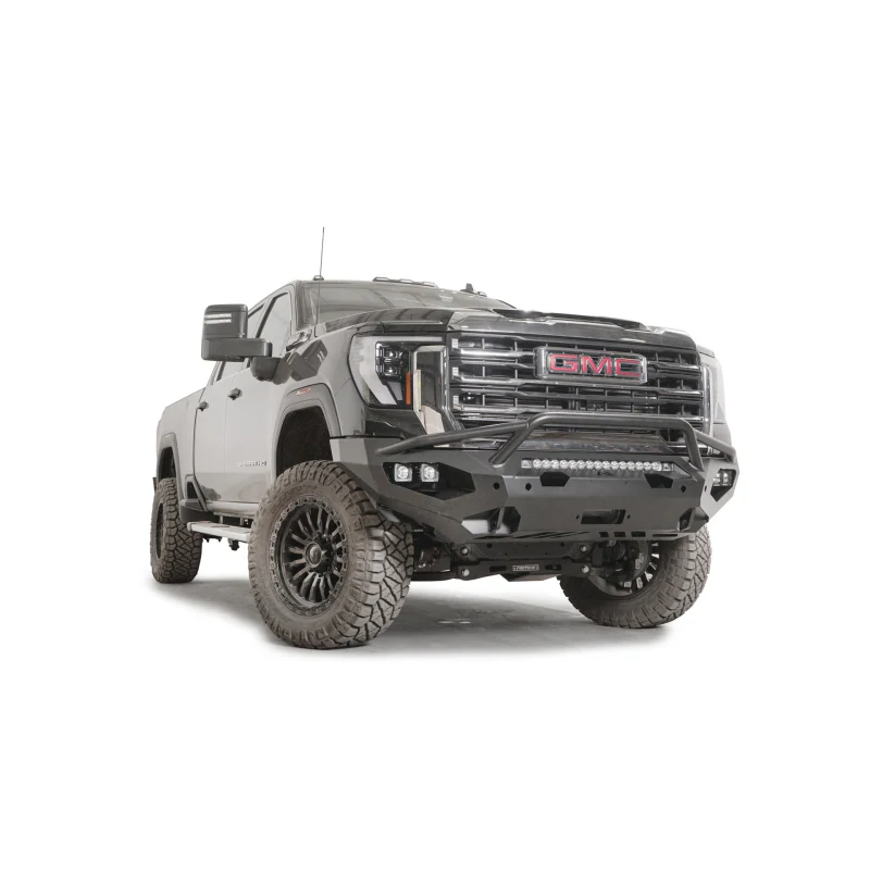 Fab Fours Matrix Front Bumper w/ Pre-Runner Guard 2 Stage Black Powder Coat Model GM24-X6252-1 - Image 3